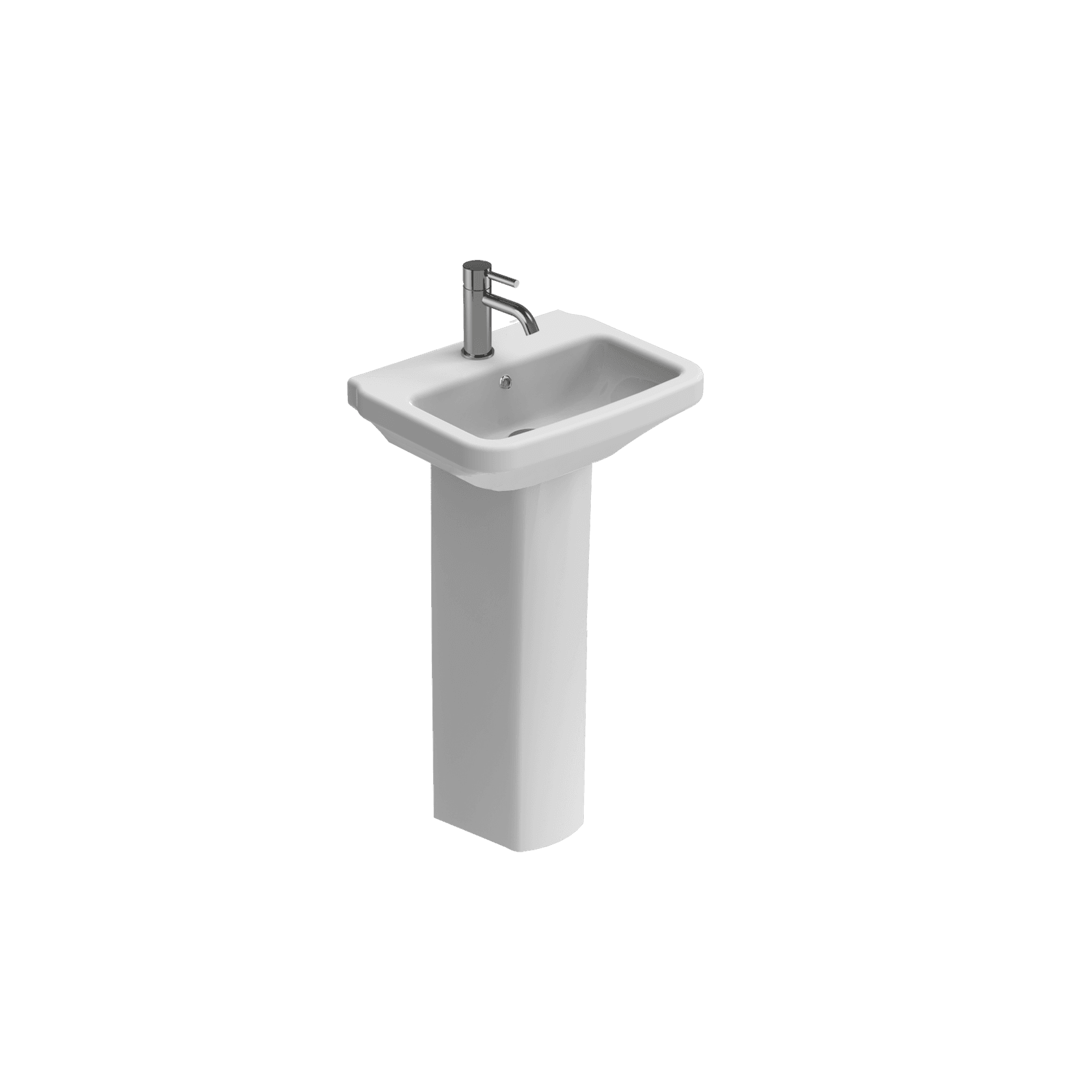 Evo 45 Round Basin & Pedestal gallery detail image