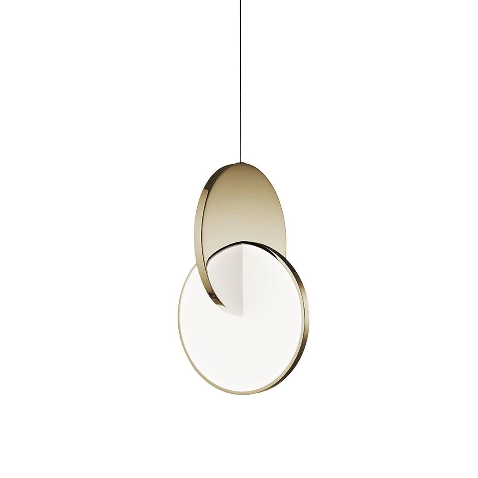 Eclipse Pendant Light - Polished Gold gallery detail image