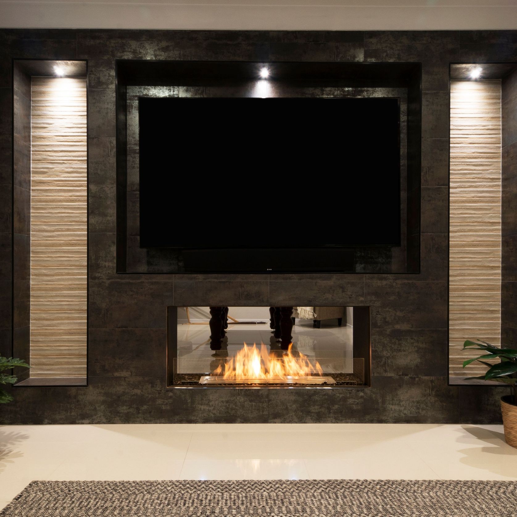 EcoSmart™ Flex 122DB Double-Sided Fireplace Insert gallery detail image