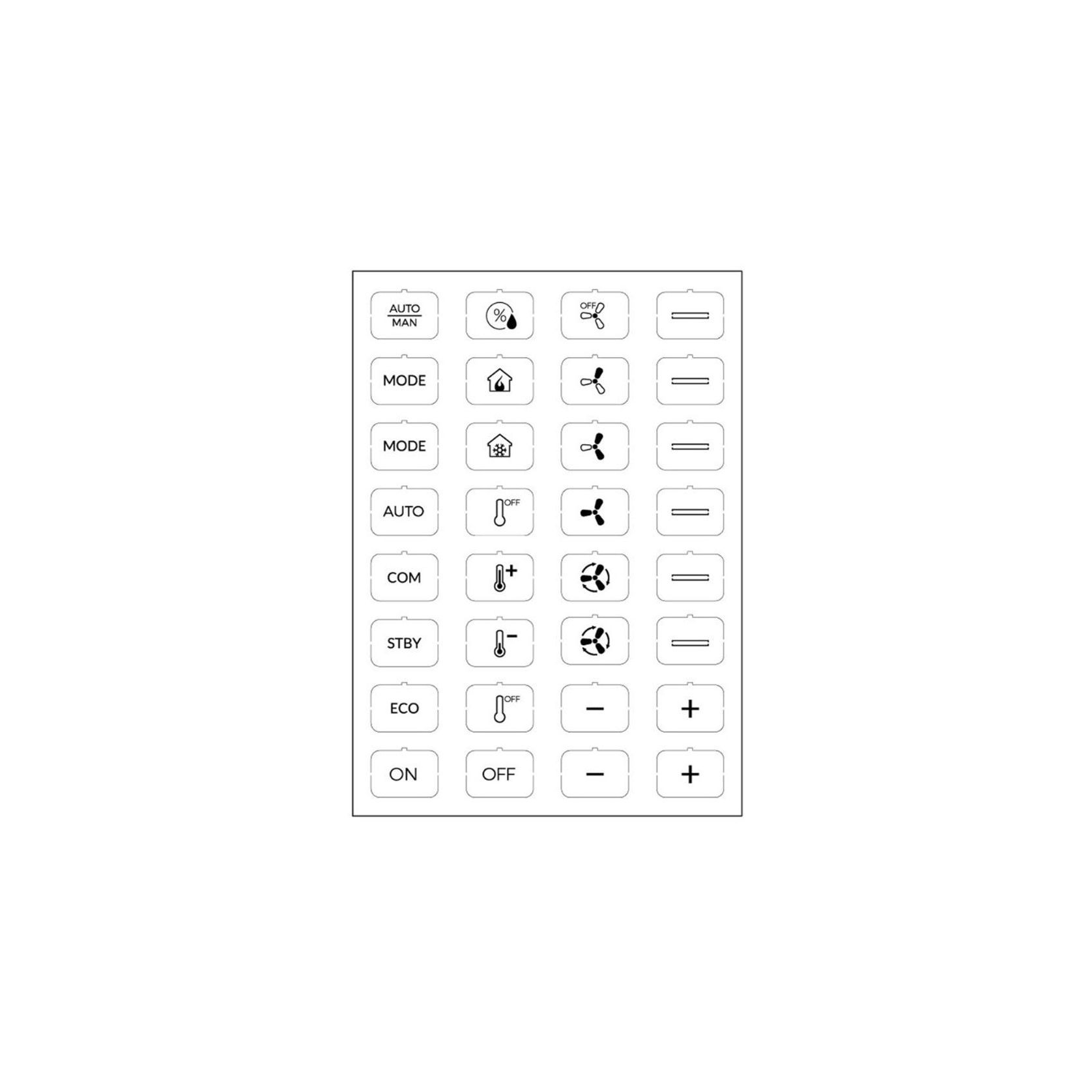 Capacitive KNX Switch 10 CH gallery detail image