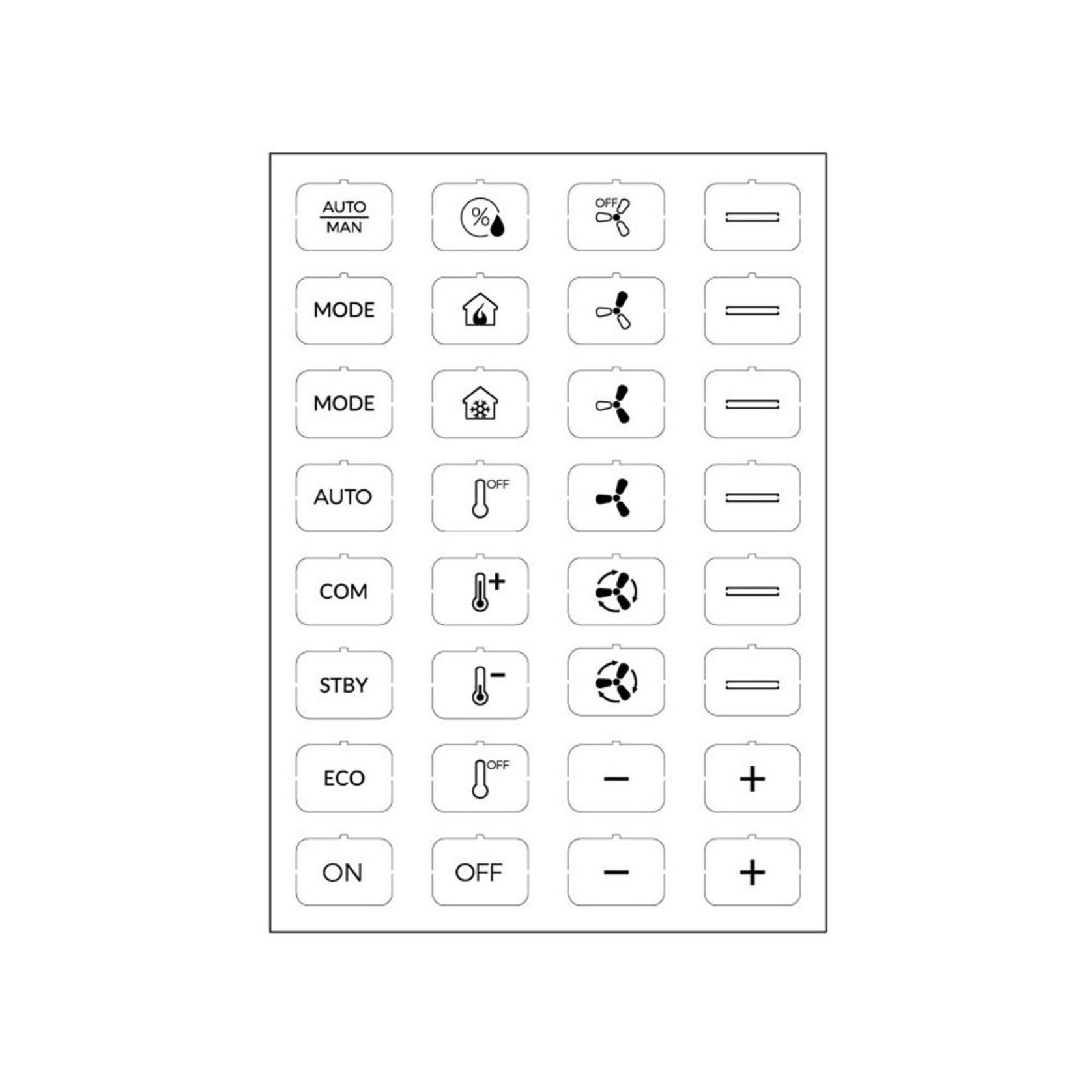 Capacitive KNX Switch 10 CH gallery detail image
