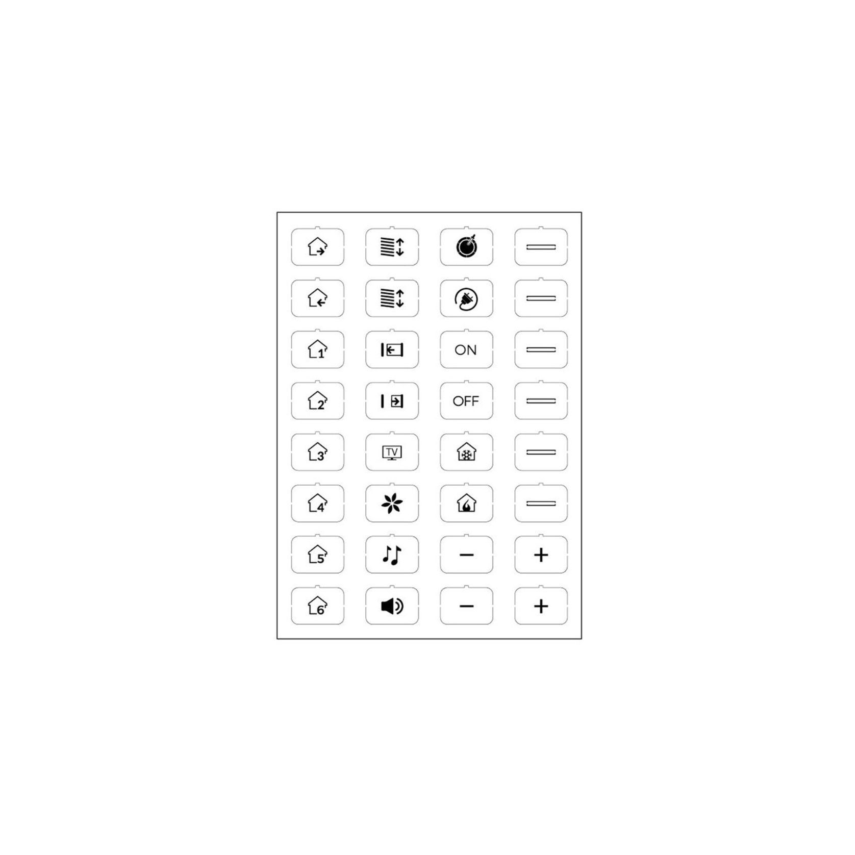 Capacitive KNX Switch 10 CH gallery detail image