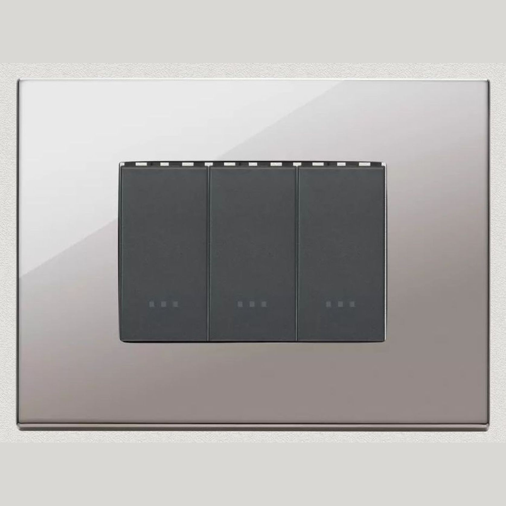 Vimar Eikon Exe Light Switches | Painted Metal gallery detail image
