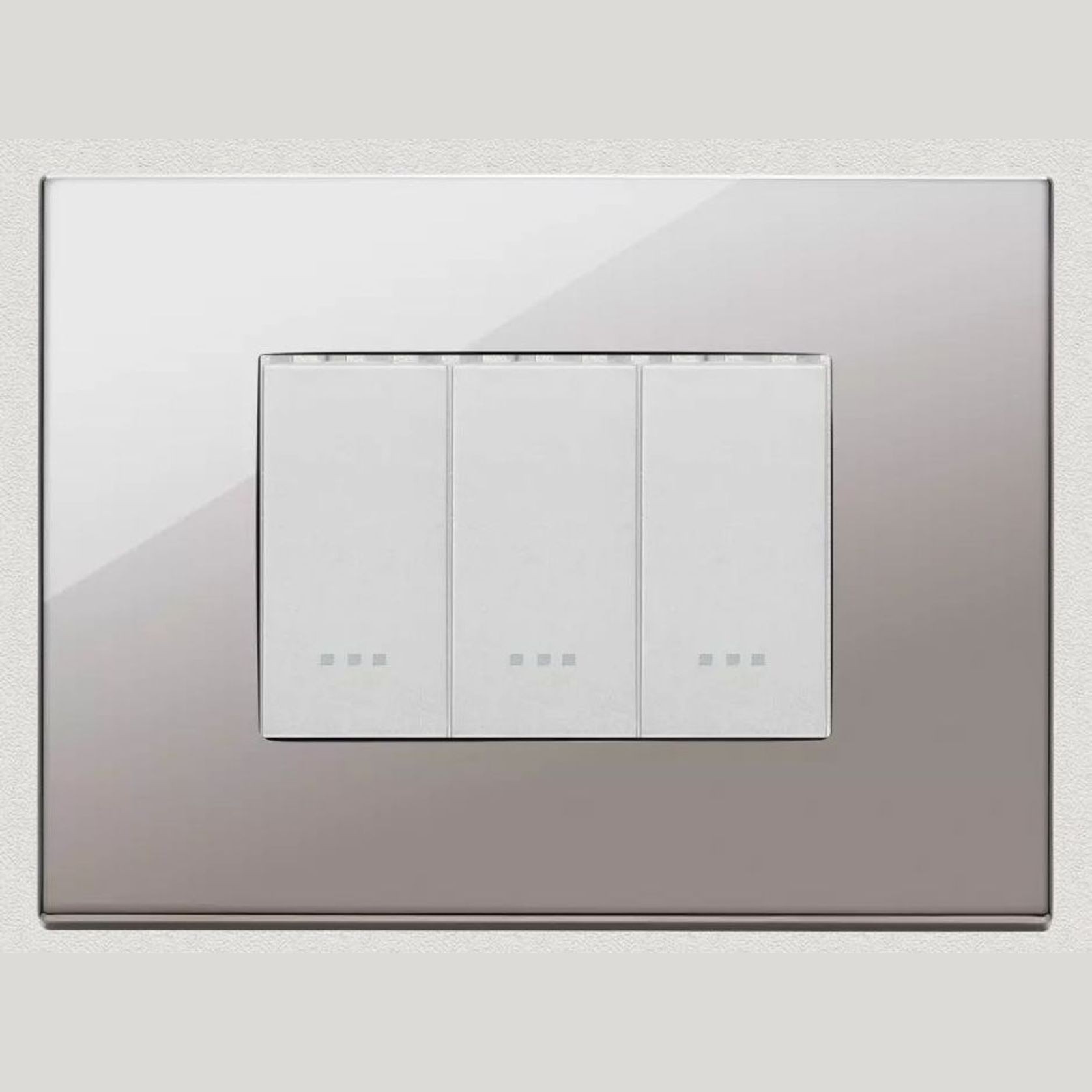 Vimar Eikon Exe Light Switches | Painted Metal gallery detail image