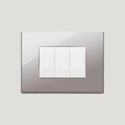 Vimar Eikon Exe Light Switches | Painted Metal gallery detail image