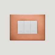 Vimar Eikon Exe Light Switches | Painted Metal gallery detail image