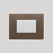 Vimar Eikon Exe Light Switches | Painted Metal gallery detail image