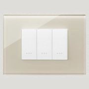 Vimar Eikon Exe Light Switches | Plate Glass gallery detail image