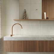 Elysian Bench-Mounted Mixer | Brushed Copper gallery detail image