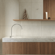 Elysian Bench-Mounted Mixer | Brushed Nickel gallery detail image
