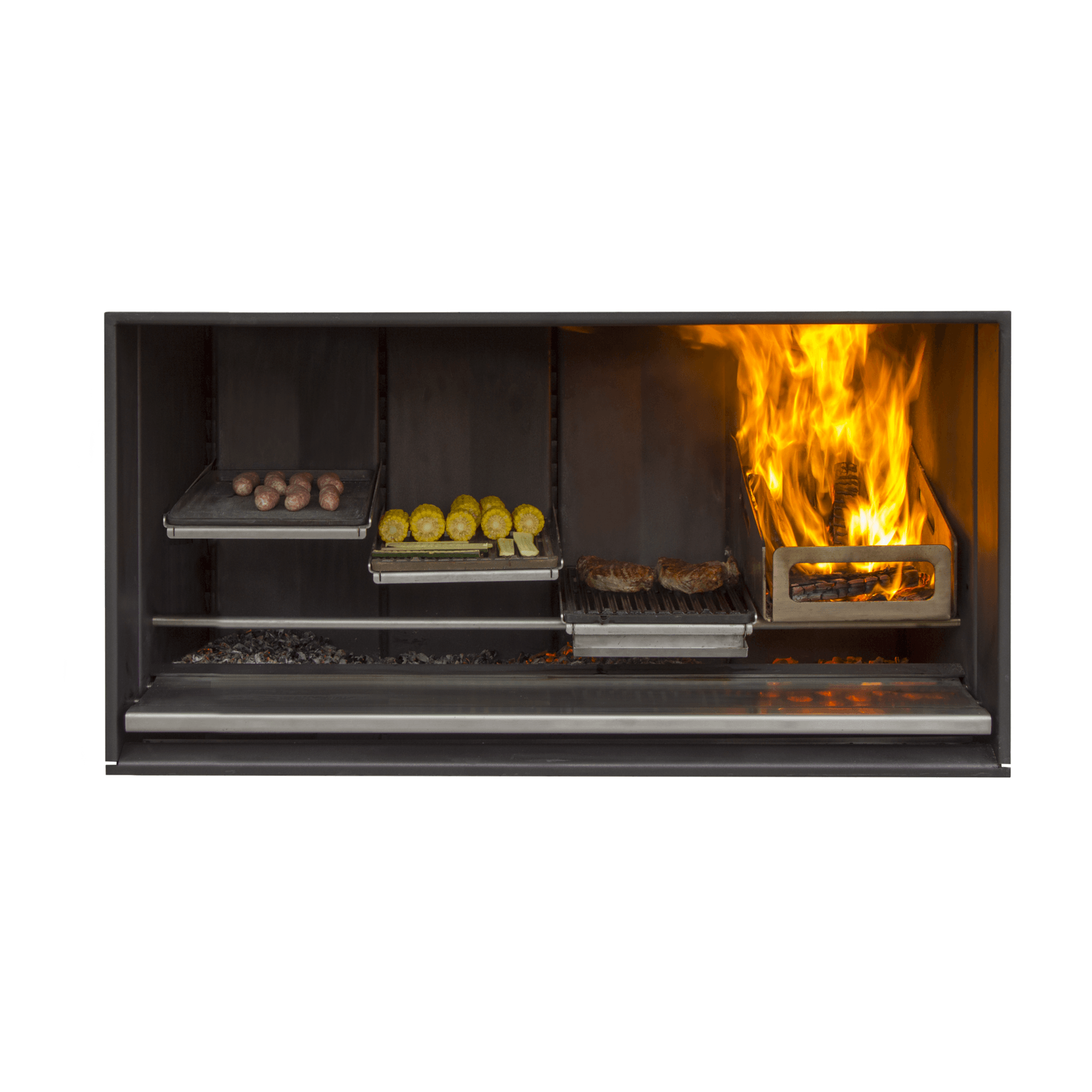 Escea Outdoor Fireplace Kitchen EK1250 ArchiPro NZ