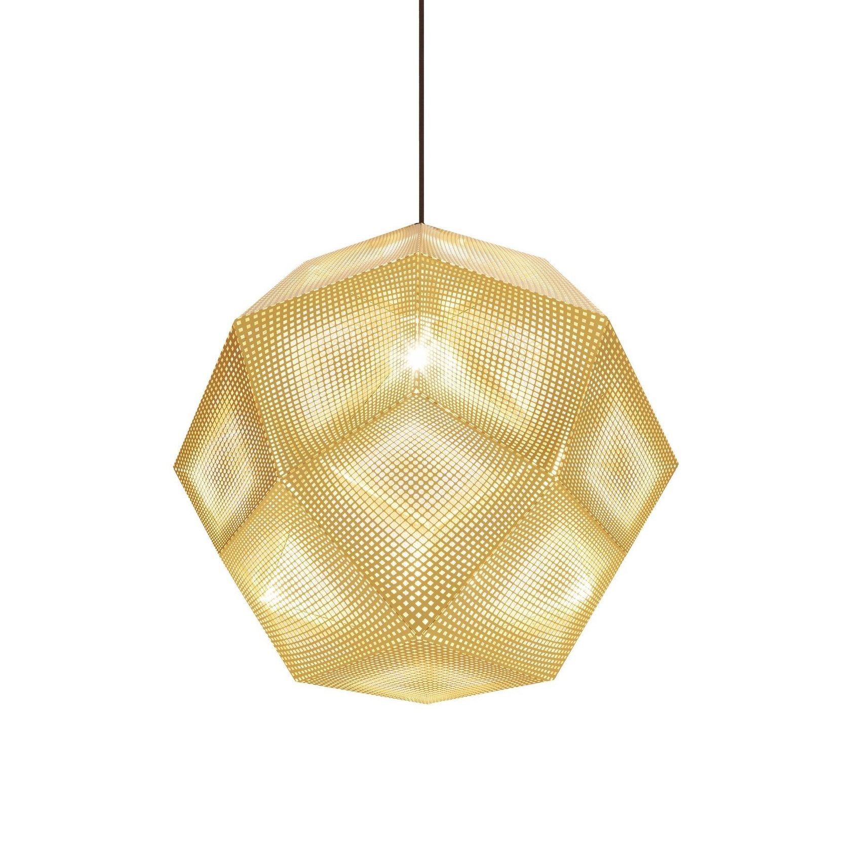 Etch Pendant Brass gallery detail image