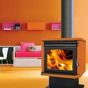 Ethos Genesis Freestanding Wood Fireplace gallery detail image