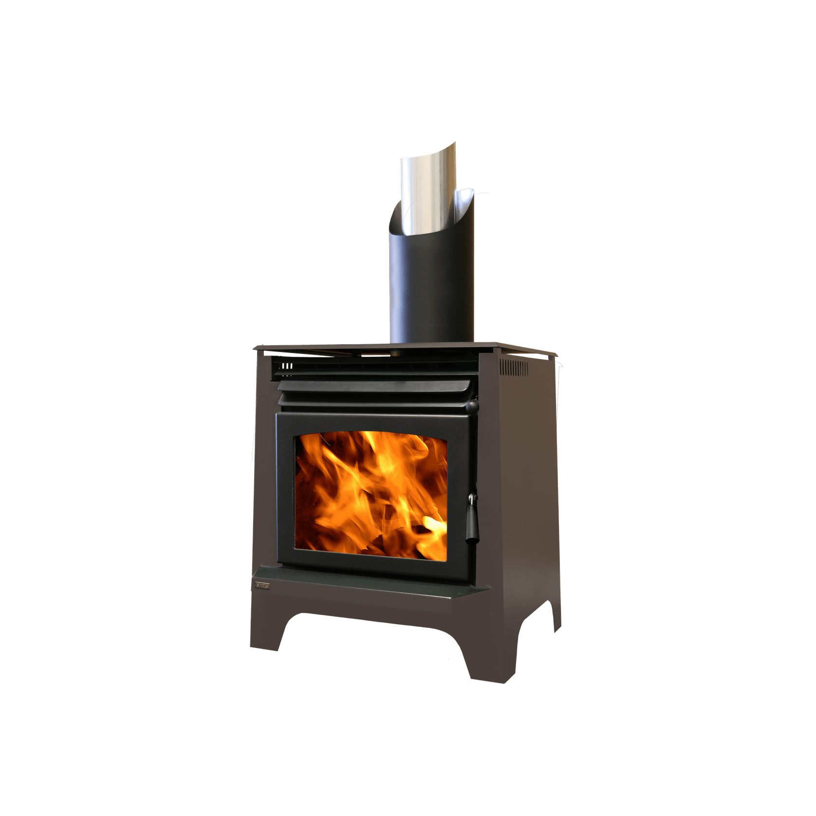 Ethos Phoenix Freestanding Wood Fireplace gallery detail image