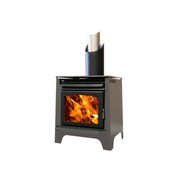 Ethos Phoenix Freestanding Wood Fireplace gallery detail image