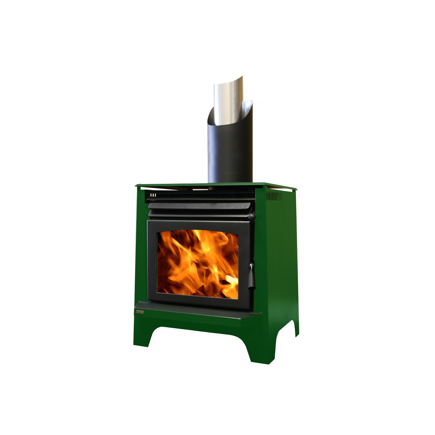 Ethos Phoenix Freestanding Wood Fireplace gallery detail image
