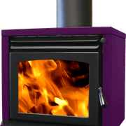 Ethos Genesis Freestanding Wood Fireplace gallery detail image