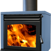 Ethos Genesis Freestanding Wood Fireplace gallery detail image