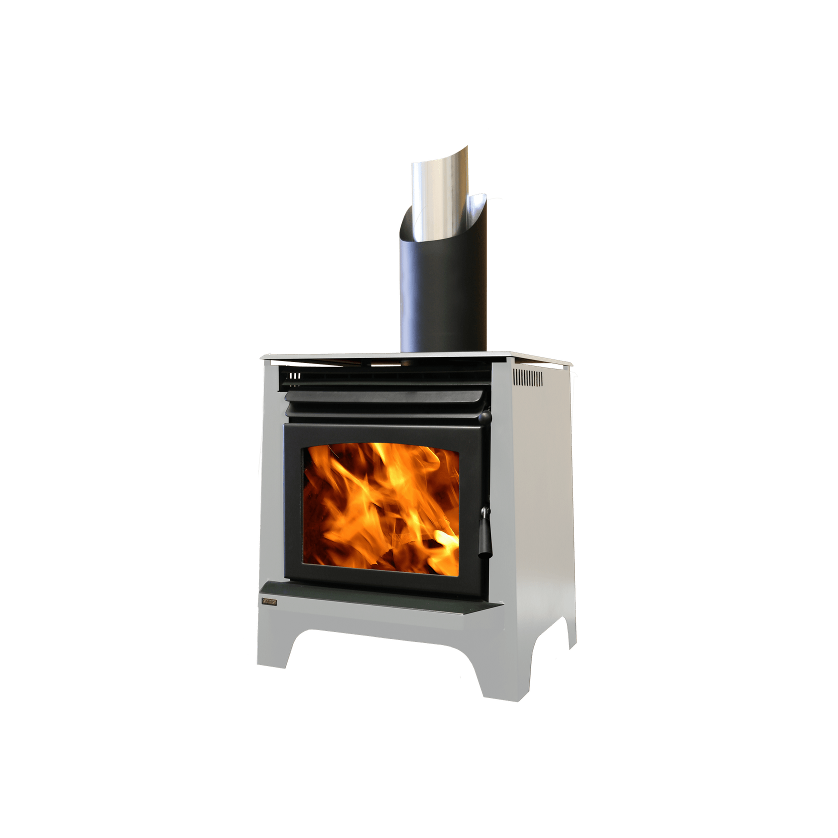 Ethos Phoenix Freestanding Wood Fireplace gallery detail image