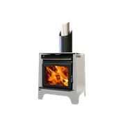 Ethos Phoenix Freestanding Wood Fireplace gallery detail image