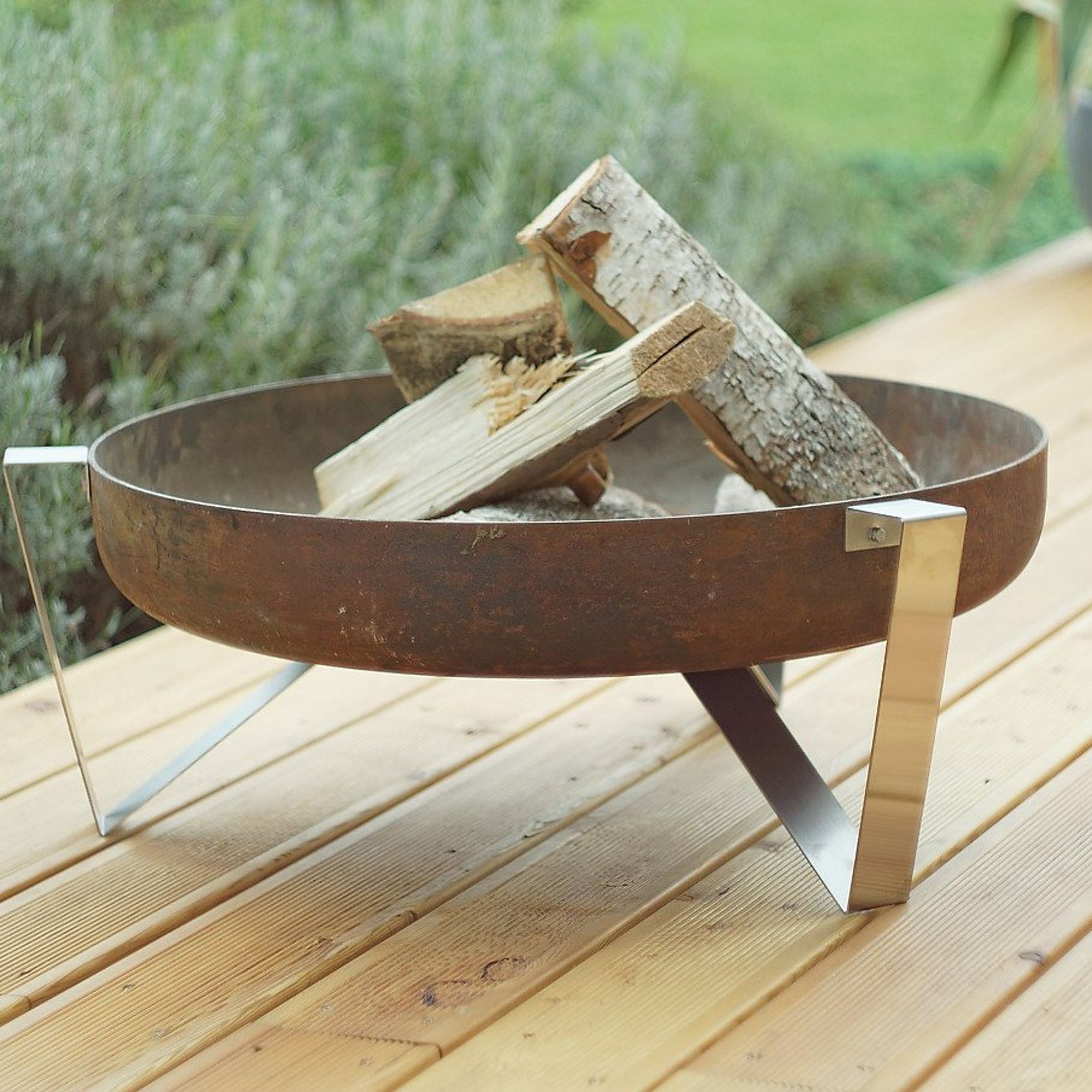 ALFRED RIESS Tashkooh Steel Fire Pit - Medium gallery detail image