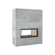 Euro Brunner Tunnel 101/45 Wood Fireplace gallery detail image