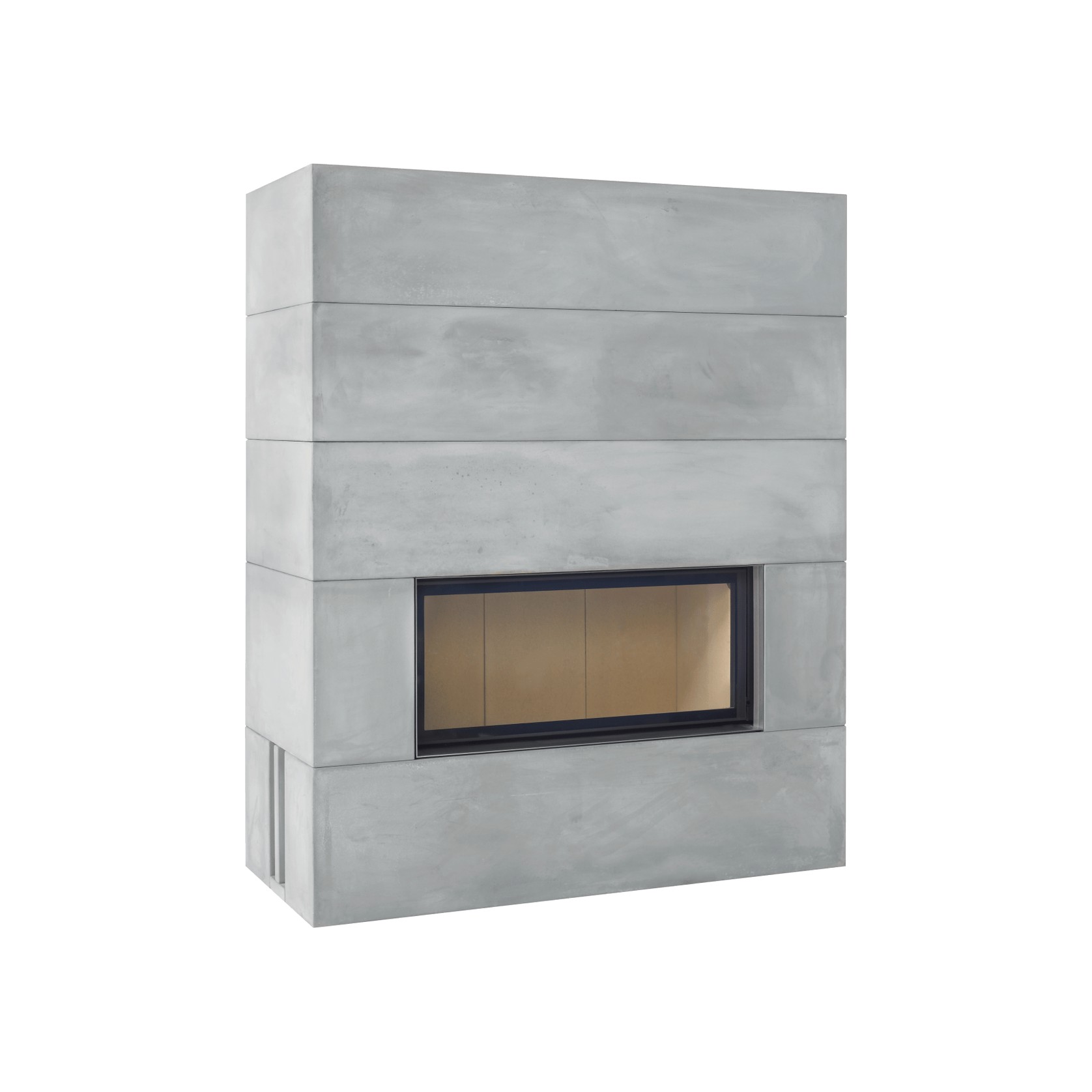Euro Brunner Single Sided 101/45 Wood Fireplace gallery detail image