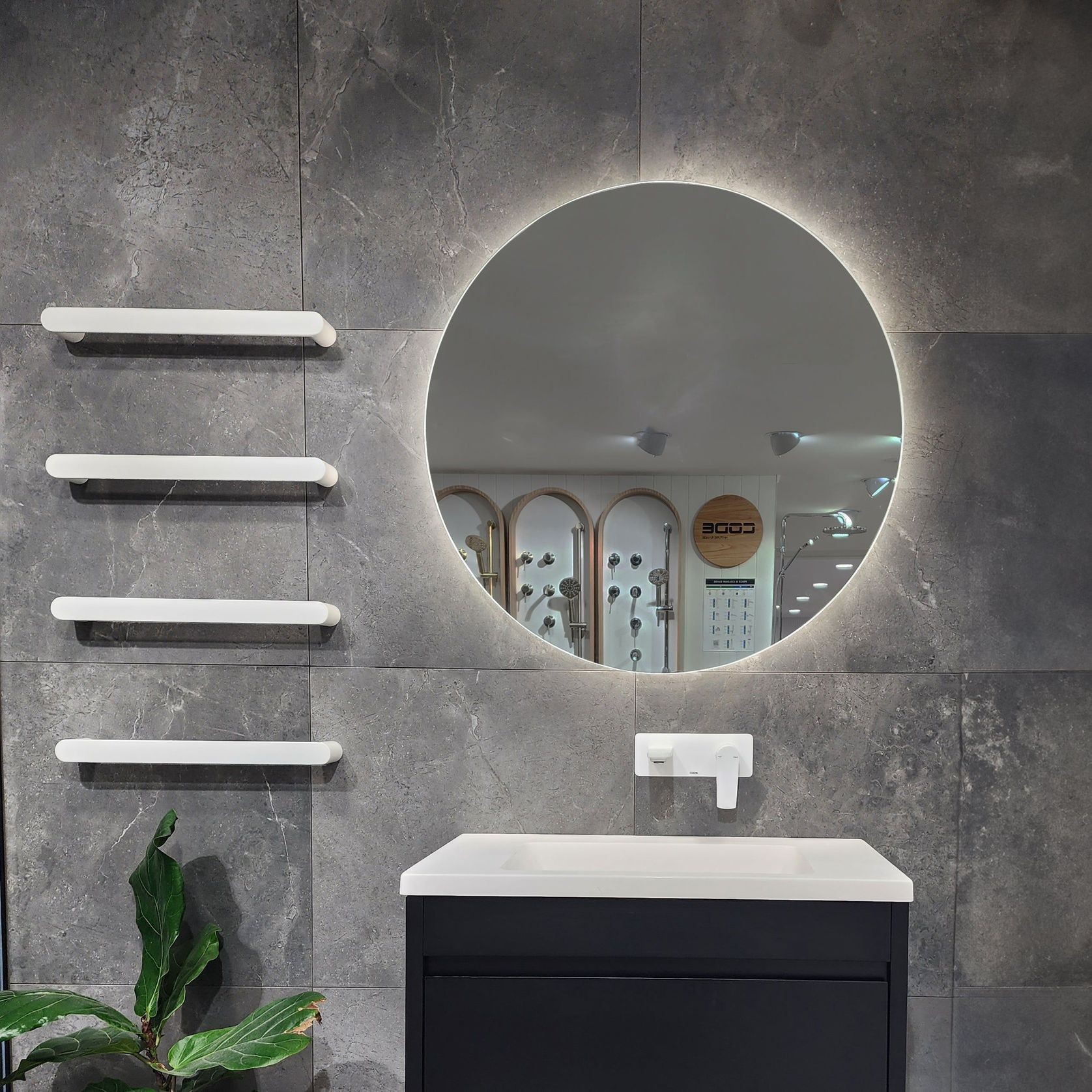 Code Euro Round Led Mirror gallery detail image