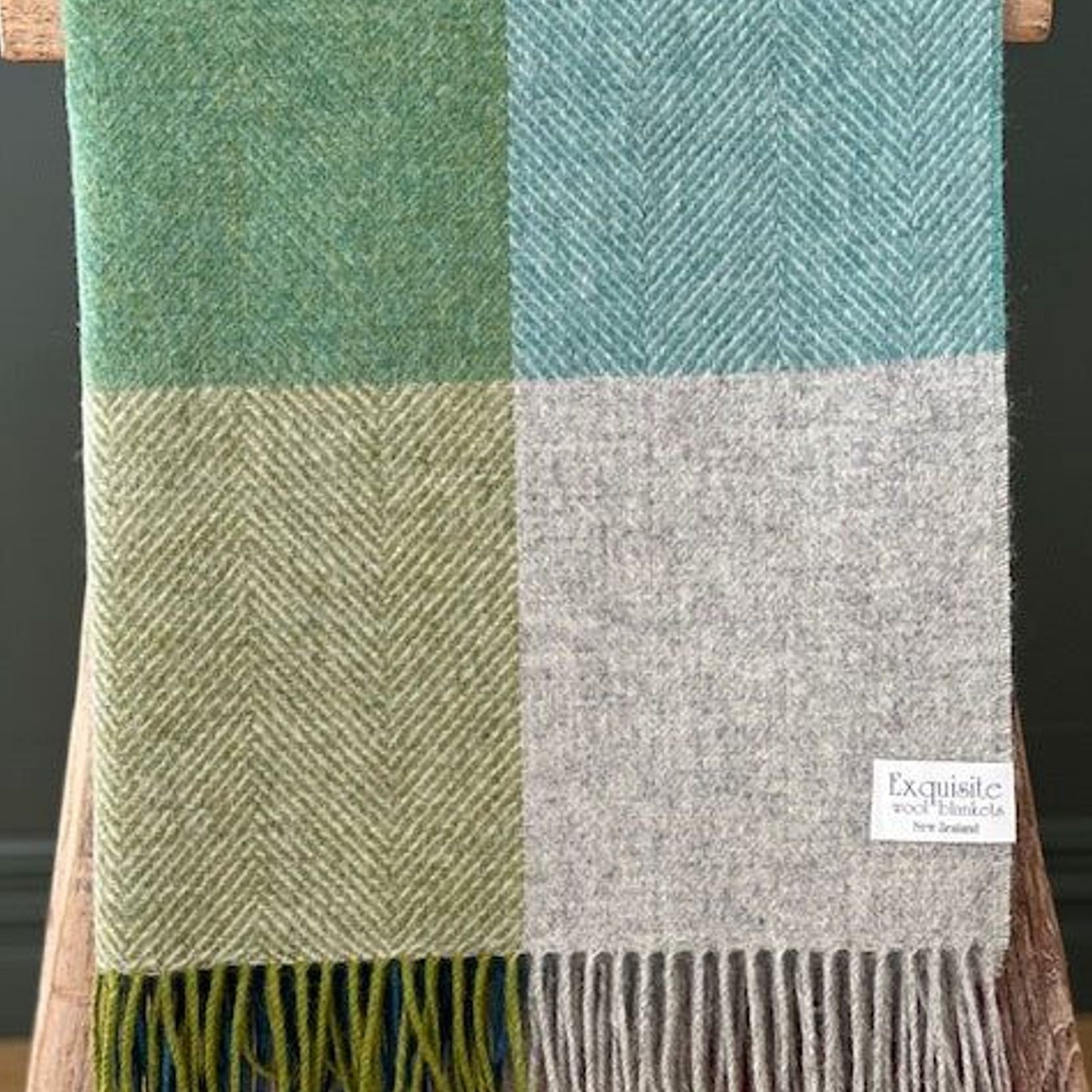 NZ Wool Throw - Harland Heather | 100% Pure Wool gallery detail image