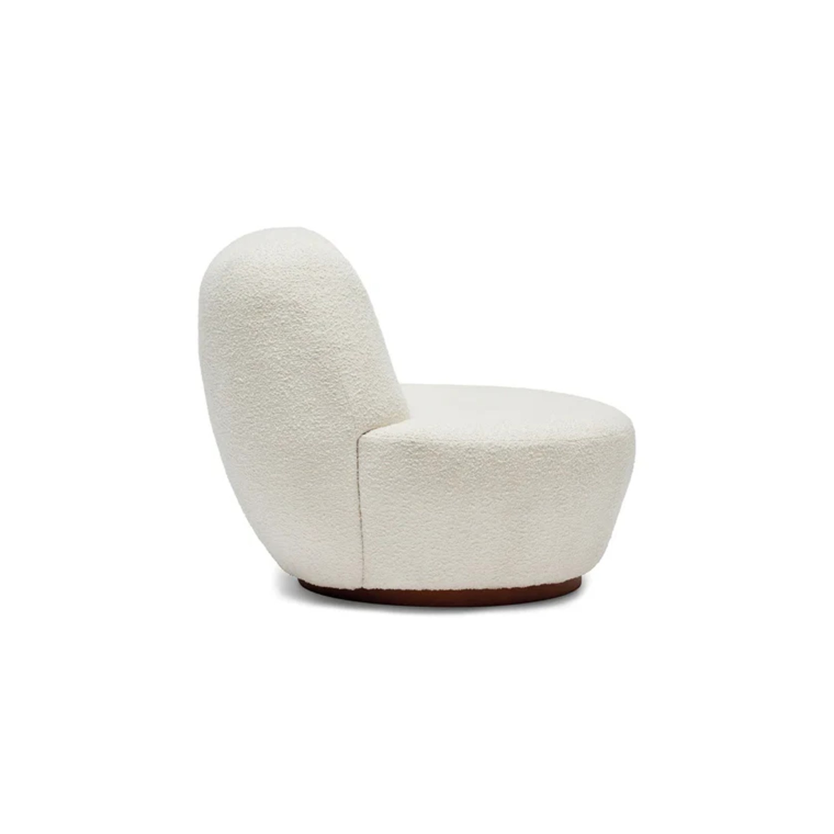 Pace White Boucle Occasional Chair gallery detail image