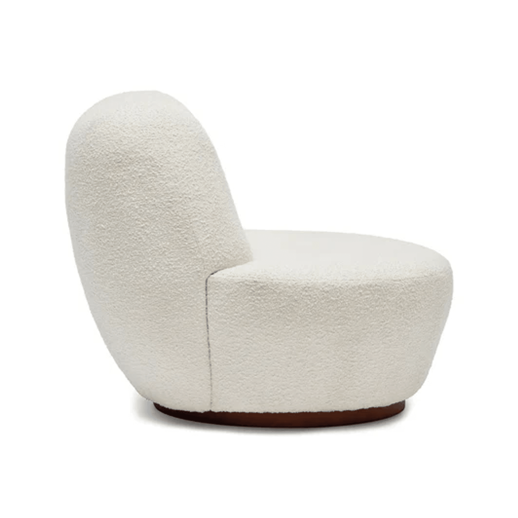 Pace White Boucle Occasional Chair gallery detail image