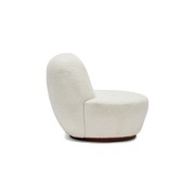 Pace White Boucle Occasional Chair gallery detail image