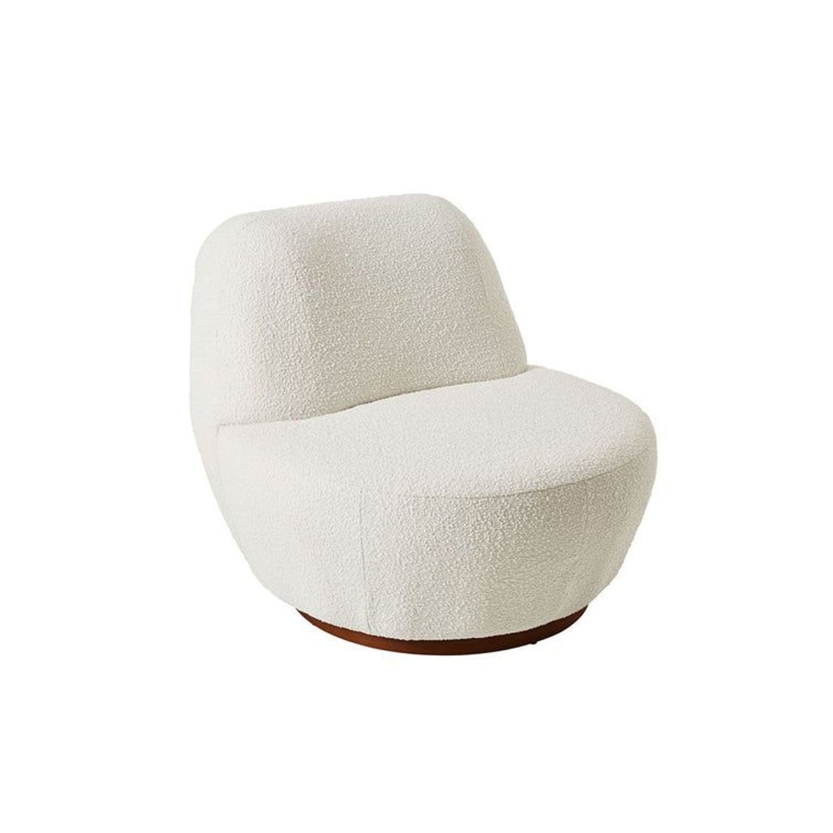 Pace White Boucle Occasional Chair gallery detail image
