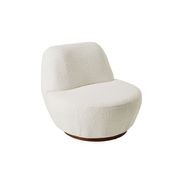Pace White Boucle Occasional Chair gallery detail image