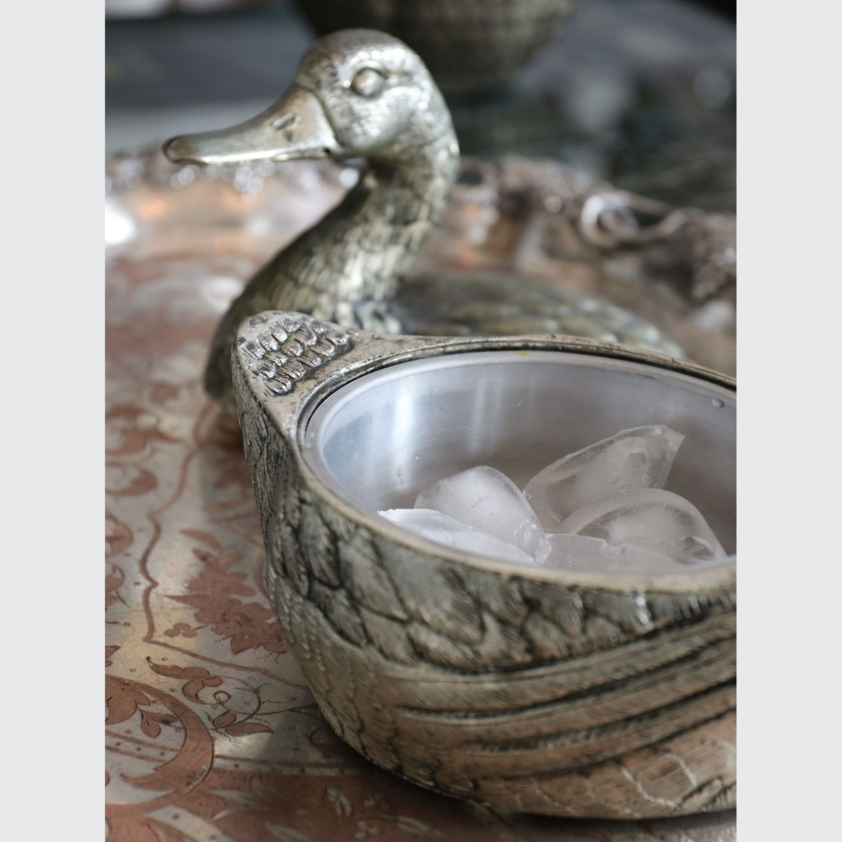 Italian Mauro Manetti Duck Ice Bucket gallery detail image