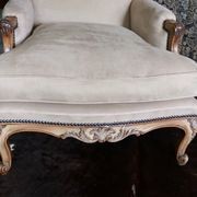Louis XV Style Bergeres with a Matching Ottoman gallery detail image