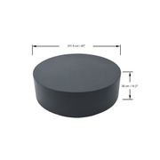 Rome Coffee Table Large Slate Black gallery detail image