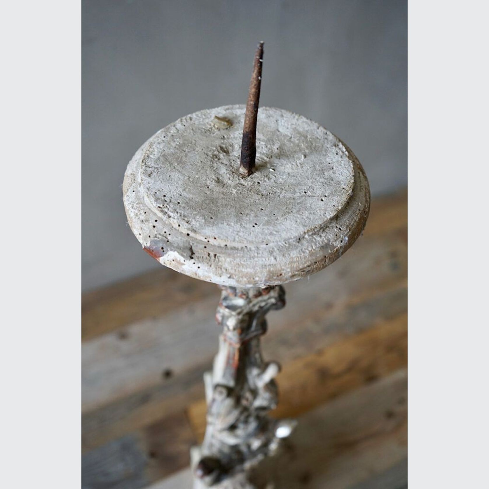 Large Italian 18th Century Torchere Candlestick gallery detail image