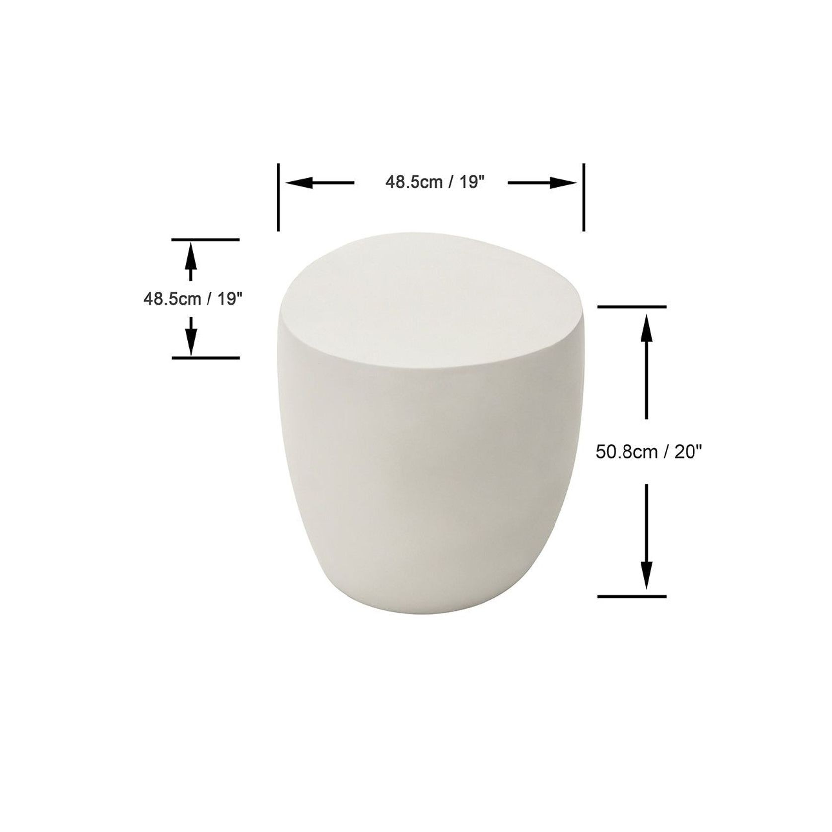 Ikaria Cobble Side Table gallery detail image