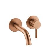 CODE Dusk Wall Mounted Basin Mixer Brushed Copper gallery detail image