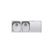 Flinders Double Bowl Topmount Sink With Drainer gallery detail image