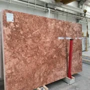 Flamingo Pink Cross Cut Travertine Benchtop gallery detail image
