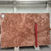 Flamingo Pink Cross Cut Travertine Benchtop gallery detail image
