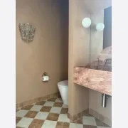 Flamingo Pink Cross Cut Travertine Benchtop gallery detail image