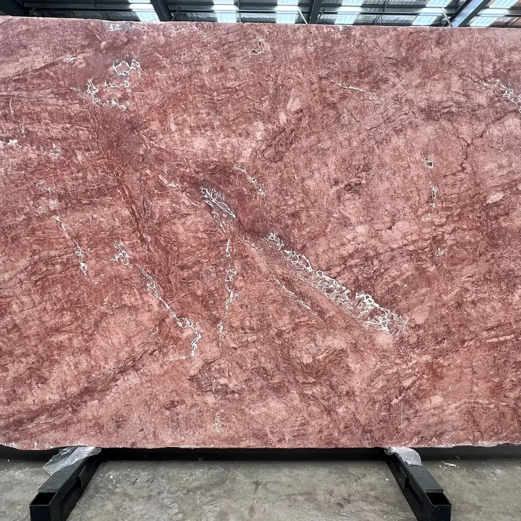 Flamingo Pink Cross Cut Travertine Benchtop gallery detail image