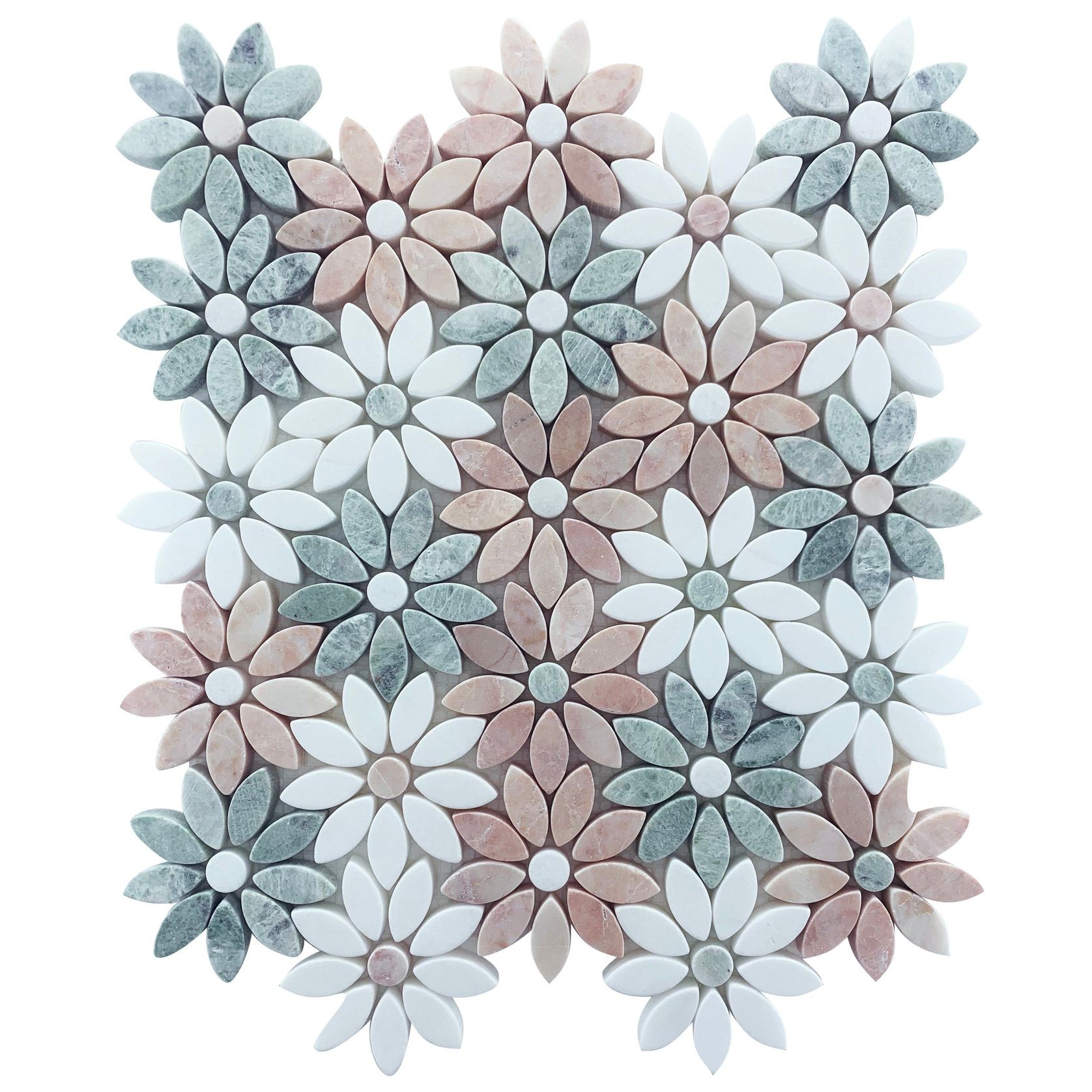Daisies Tumbled Mosaic gallery detail image