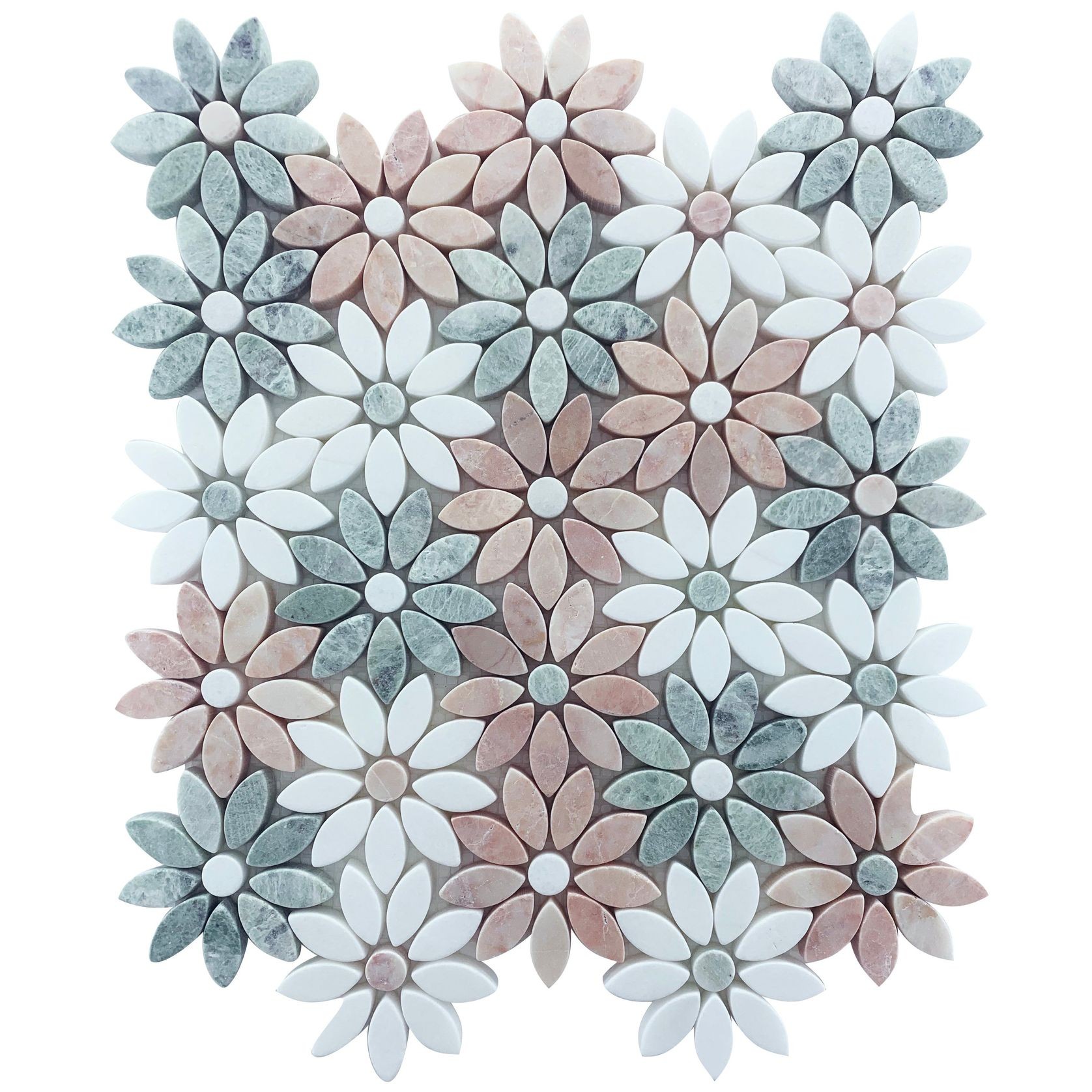 Daisies Tumbled Mosaic gallery detail image