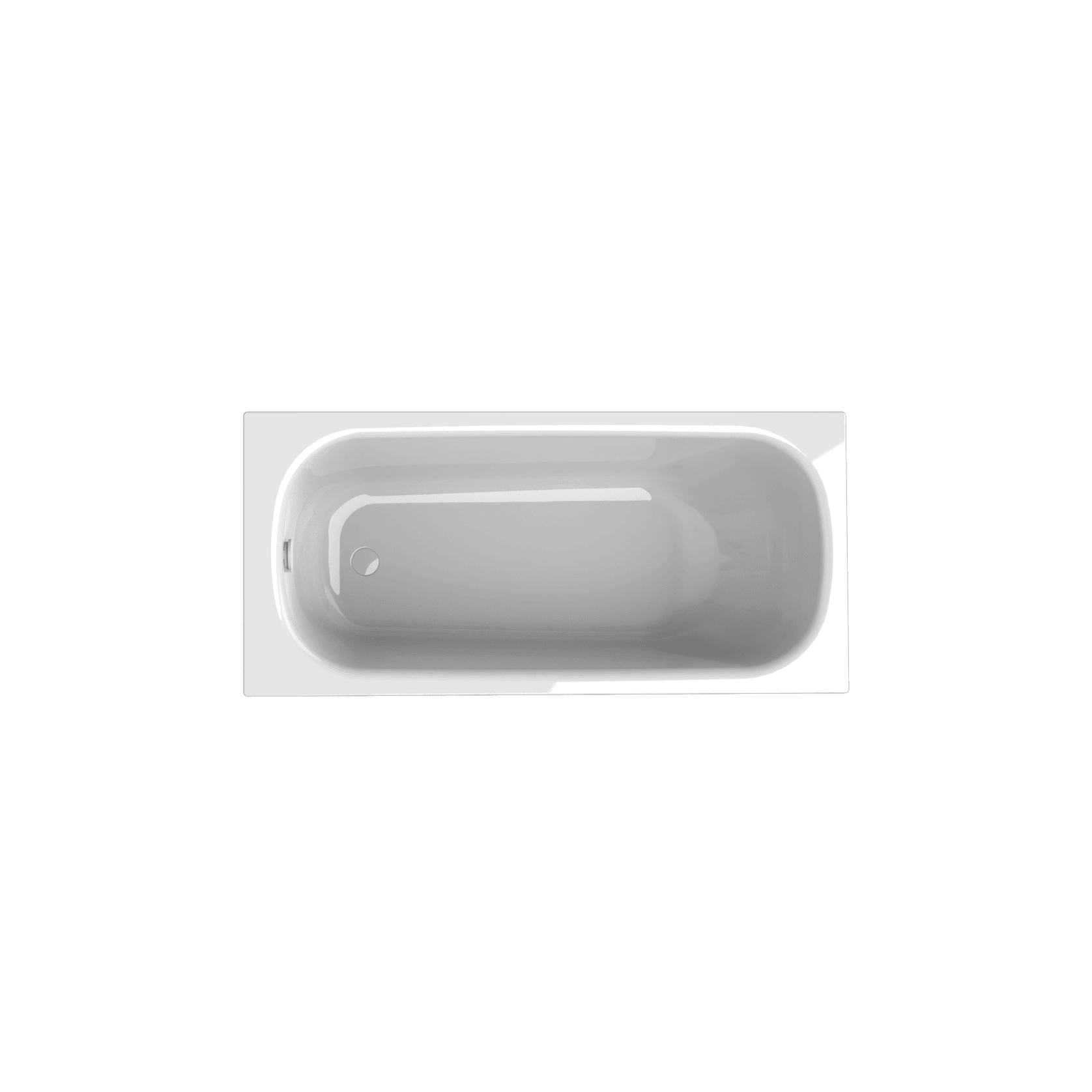 BetteForm 1600 Inset Bath Gloss White gallery detail image