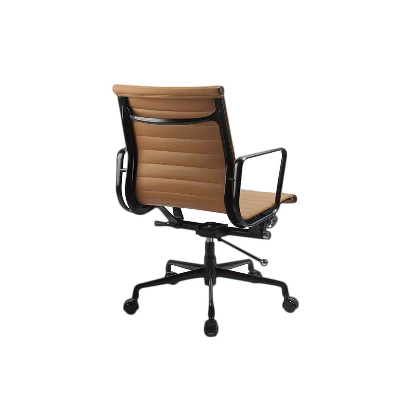 DAKIN Low Back Office Chair - Tan & Black gallery detail image