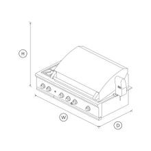 DCS Grill, 48", Rotisserie, Side Burners, LPG gallery detail image